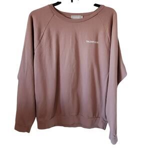 Talentless Mens Heavyweight Crew Neck Sweatshirt Size Large Tan Scott Disick